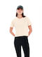 Women's Athletic Crop T-shirt Ecru