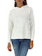 Women's Long Sleeve Sweater with Hood Beige