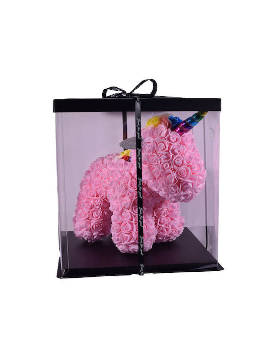 SP Souliotis Unicorn din Trandafiri Artificiali 40cm 1buc