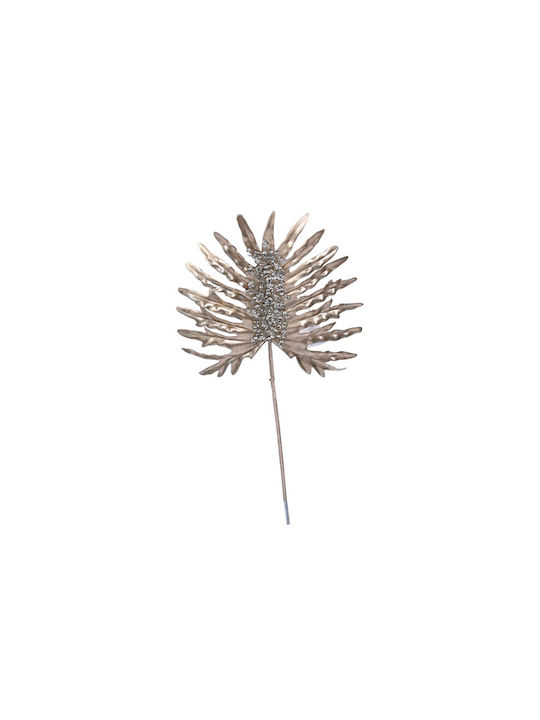 Artificial Decorative Branch Φύλλο Gold 72cm 1pcs