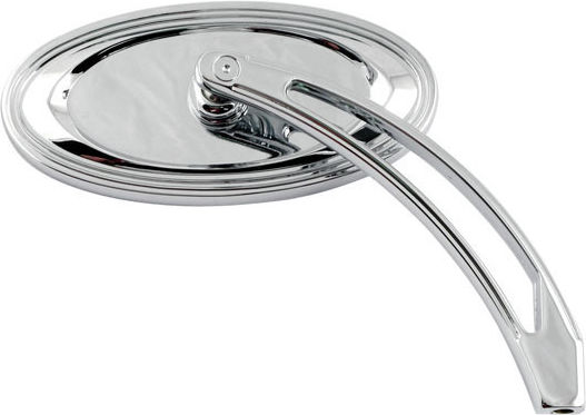 Arlen Ness Motorcycle Mirror 1pcs Silver