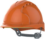 JSP Evo2 Construction Site Helmet Orange AJE030-000-800