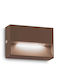 Ideal Lux Επιτοίχιο Εξωτερικό Φωτιστικό IP65 10x3x6.5εκ.