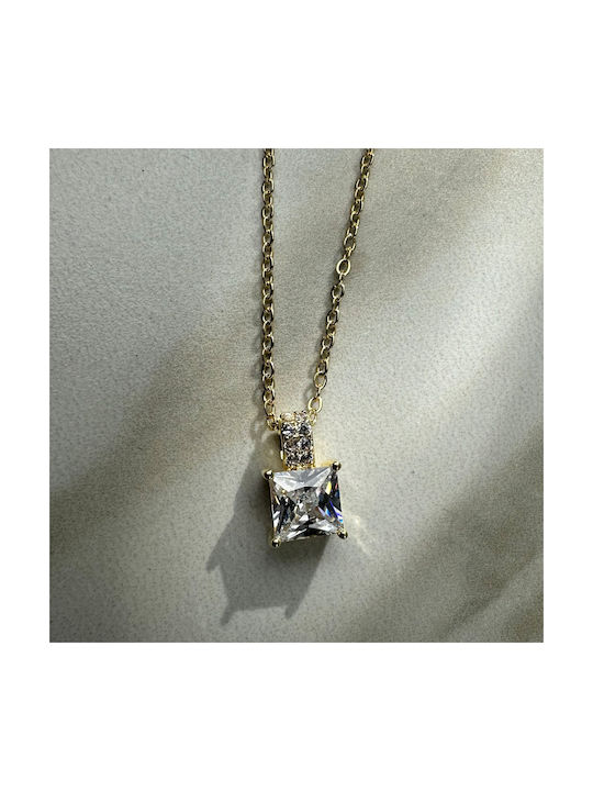 Gold diamond necklace Eternal Glow