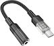 Hoco Μετατροπέας USB-C male σε 3.5mm female 1τμχ