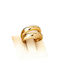 Gold plated double ring