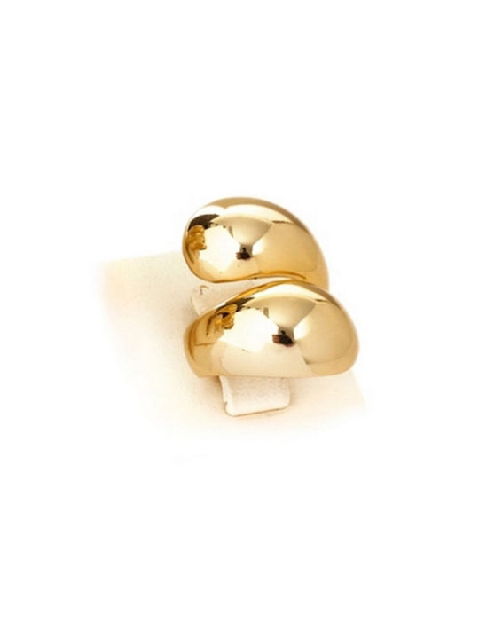 Gold plated double ring