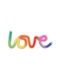 Forever Light Dekorative Lampe Liebe Mehrfarbig