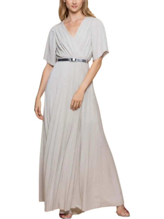 Summer Maxi Dress for Wedding and Christening Grey