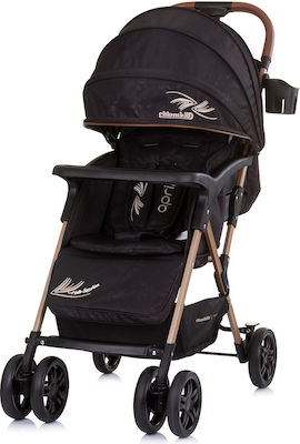 Chipolino April Kinderwagen Geeignet für Neugeborene Obsidian