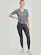 Frauen Leggings Gray