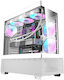 Darkflash DS900 AIR Gaming Midi Tower Computer Case with Window Panel White