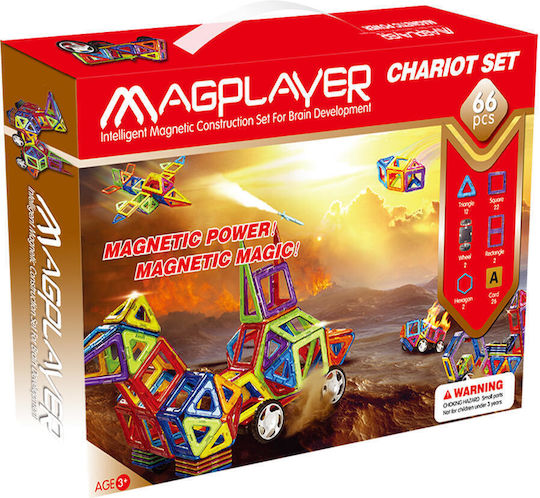 Magplayer Магнитна Конструктивна Игра за Деца 3+ години+ Години