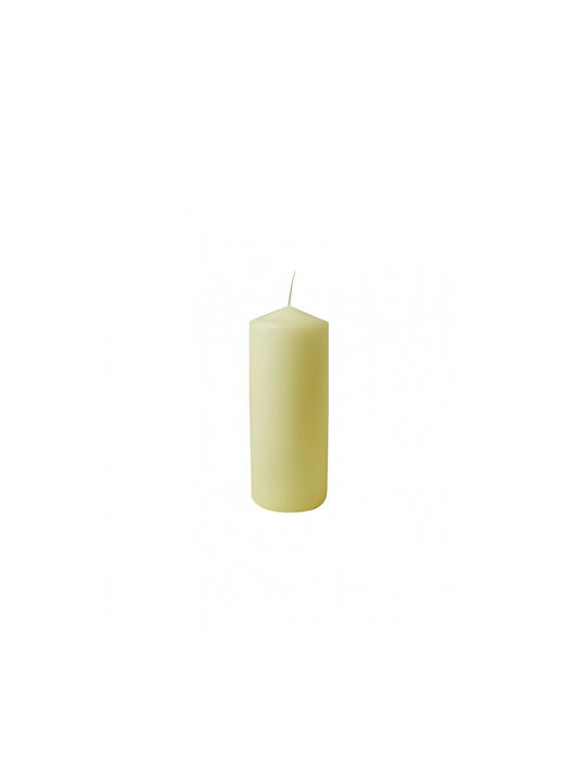 Plastona Decorative Candle Ecru 1pcs