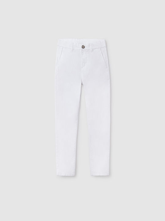 Mayoral Kids Trousers white