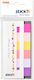 Stick'N Hopax Pastel 45x15mm 6x30 Sheets Sticky Bookmark
