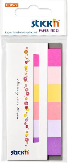 Stick'N Hopax Pastel 45x15mm 6x30 Sheets Sticky Bookmark