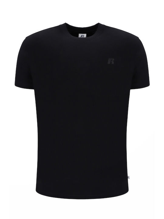Russell Athletic Ανδρικό T-shirt Κοντομάνικο Μαύρο