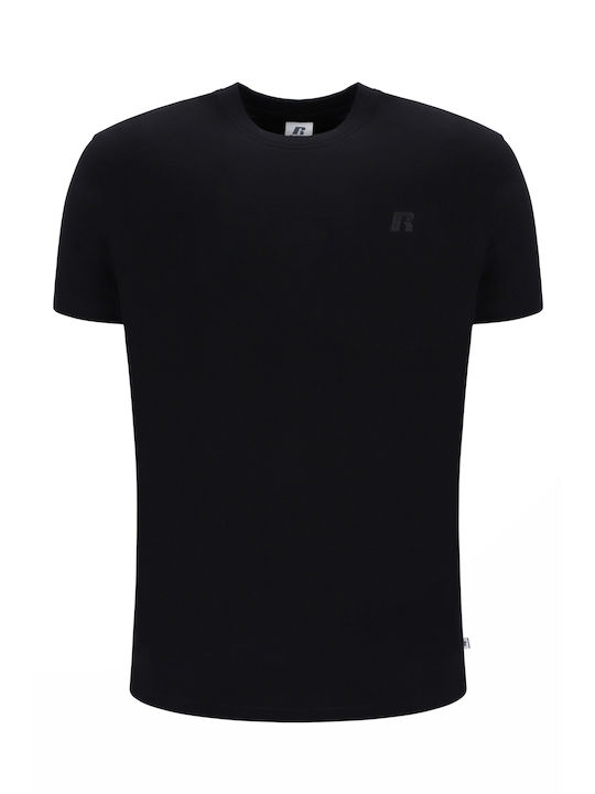 Russell Athletic Herren T-Shirt Kurzarm Schwarz