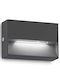 Ideal Lux Επιτοίχιο Εξωτερικό Φωτιστικό LED IP65 1.5W με Θερμό Λευκό Φως 10x3x6.5εκ.
