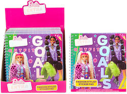 Mattel Album Autocolante Barbie Sticker Book 24 Bucăți