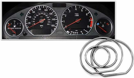 BMW Car Instrument Panel Decoration in Silver Color