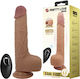 Pretty Love Realistic Vibrator cu Telecomandă BW-008113W Bej