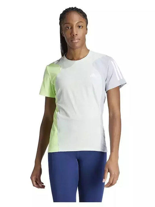 Adidas Damen Sportliche Bluse Kurzärmelig Grün