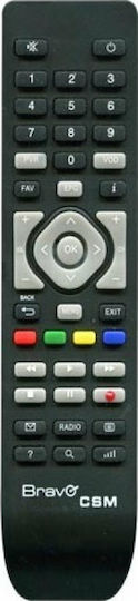 Bravo Compatible Remote Control TM30534 for Τηλεοράσεις Cosmote TV