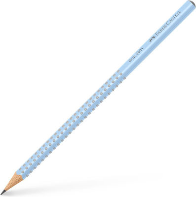 Faber-Castell 2001 Pencil with Eraser Light Blue