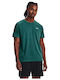 Under Armour Men's Athletic Short Sleeve Blouse Green