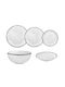 Oriana Ferelli White Porcelain Dinnerware Set 20pcs