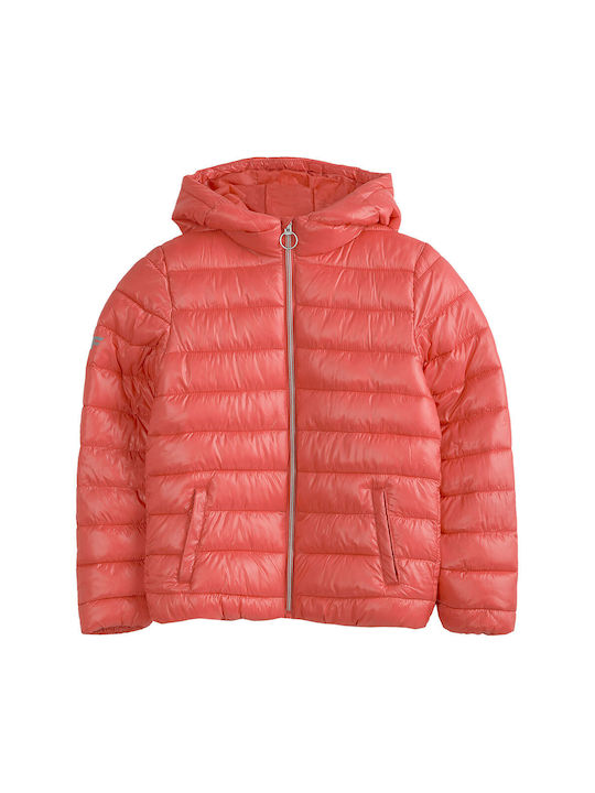 4F Kinderjacke mit Futter & Kapuze Rot