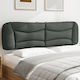 vidaXL Fabric Bed Headboard Cushion Dark Gray 1...