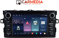 Carmedia Car-Audiosystem für Toyota Auris 2007-2012 (Bluetooth/USB/WiFi/GPS) mit Touchscreen 7"