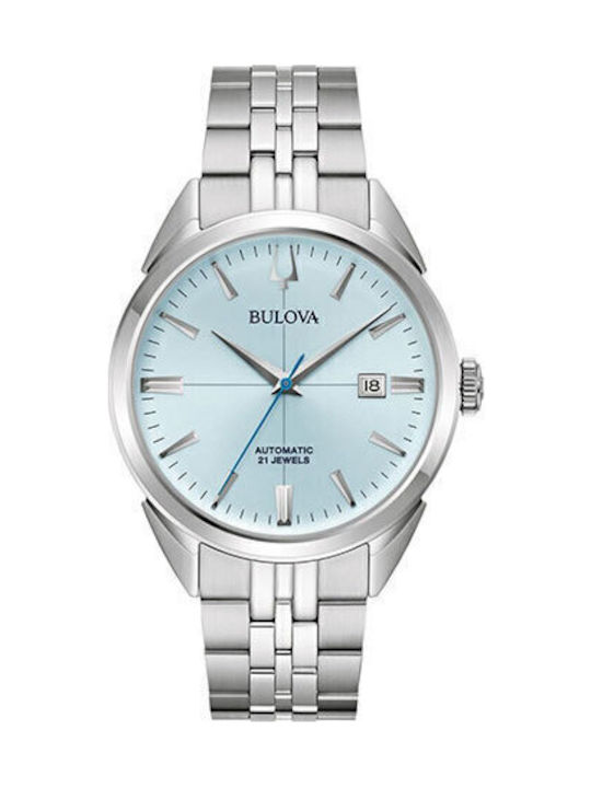 Bulova Sutton Ρολόι Αυτόματο με Μεταλλικό Μπρασελέ