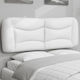 vidaXL Back Cushion for Bed Headboard with Whit...