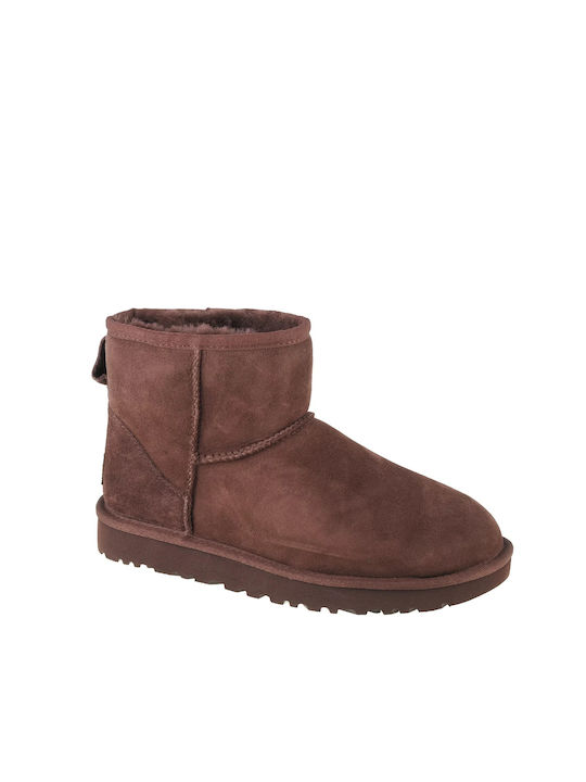 Ugg Australia Leather Women's Ankle Boots Brown