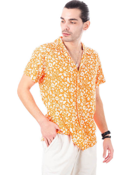 Short-sleeved Shirt Floral Multicolour