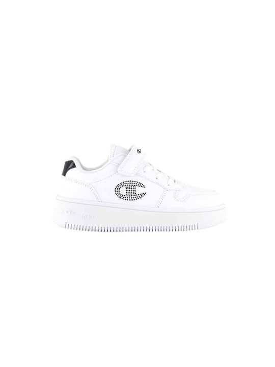 Champion Kids Sports Shoes with Velcro White