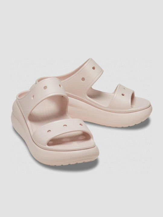 Crocs Classic Crush Women's Sandals Beige