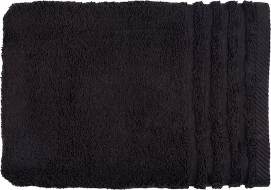 Kipper Πετσέτα Σώματος Olympus 80x150εκ. Black Βάρους 550gr/m²