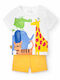 Kids' Set with Shorts Summer 2pcs White