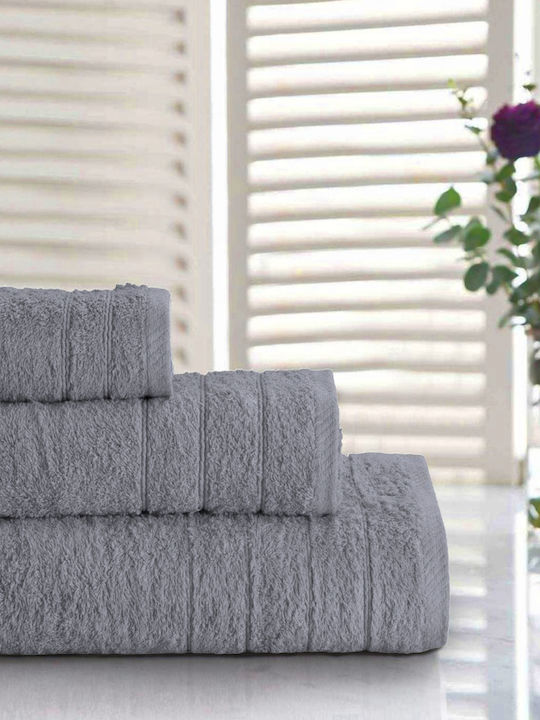Casa Colori Кърпа за лице 50x90см. Mid Grey Тег...