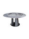 Lazy Susan Rund Tisch Speisesaal Black 150x150x76cm