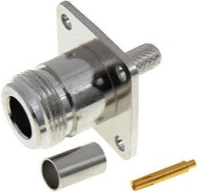 Ultimax Stecker N-Stecker weiblich 5Stück Silber (01.102.0016)