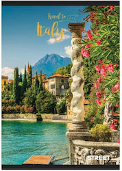 Street Notebook 54 Sheets Ruled Travel To Italy