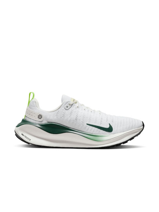 Nike InfinityRN 4 Ανδρικά Αθλητικά Παπούτσια Running Λευκό / Volt / Sail / Pro Green