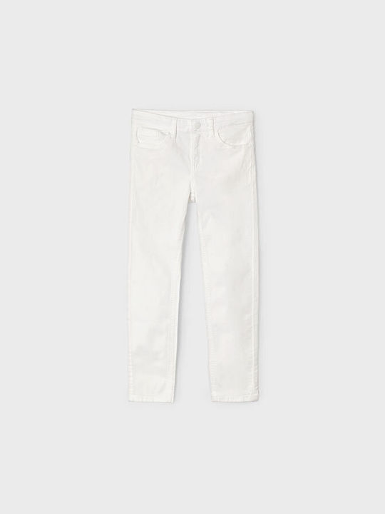 Mayoral Kids Trousers white