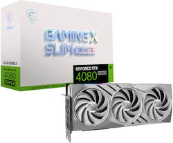 MSI GeForce RTX 4080 Super 16GB GDDR6X Gaming X Slim White Graphics Card